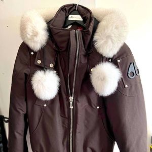 Worn once moose knuckle bomber jacket. In very good condition